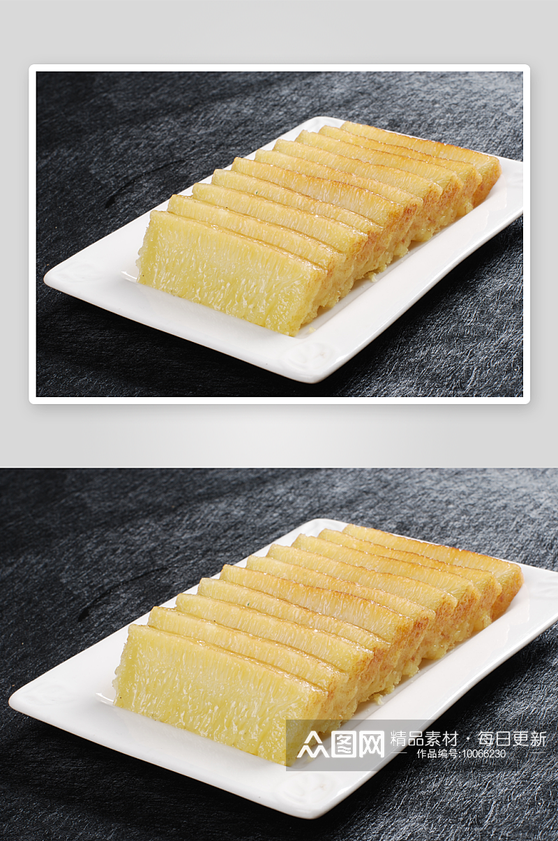 黄金糕美食高清摄影图素材