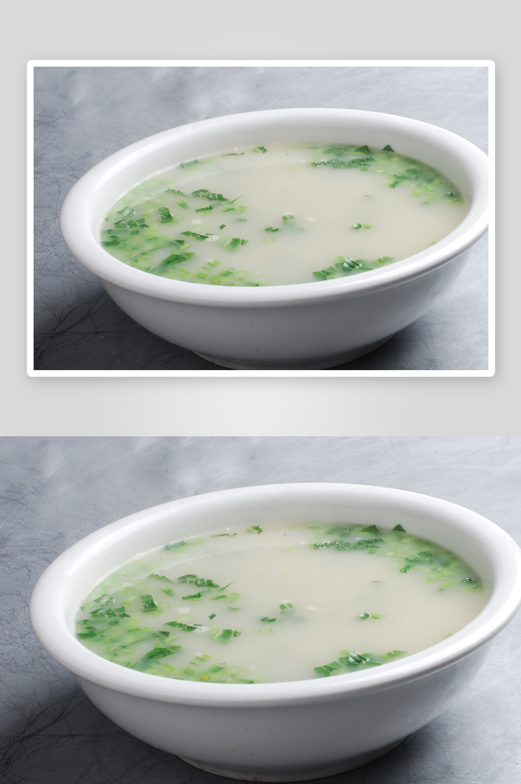 大禾糍粑青菜汤美食高清摄影图素材