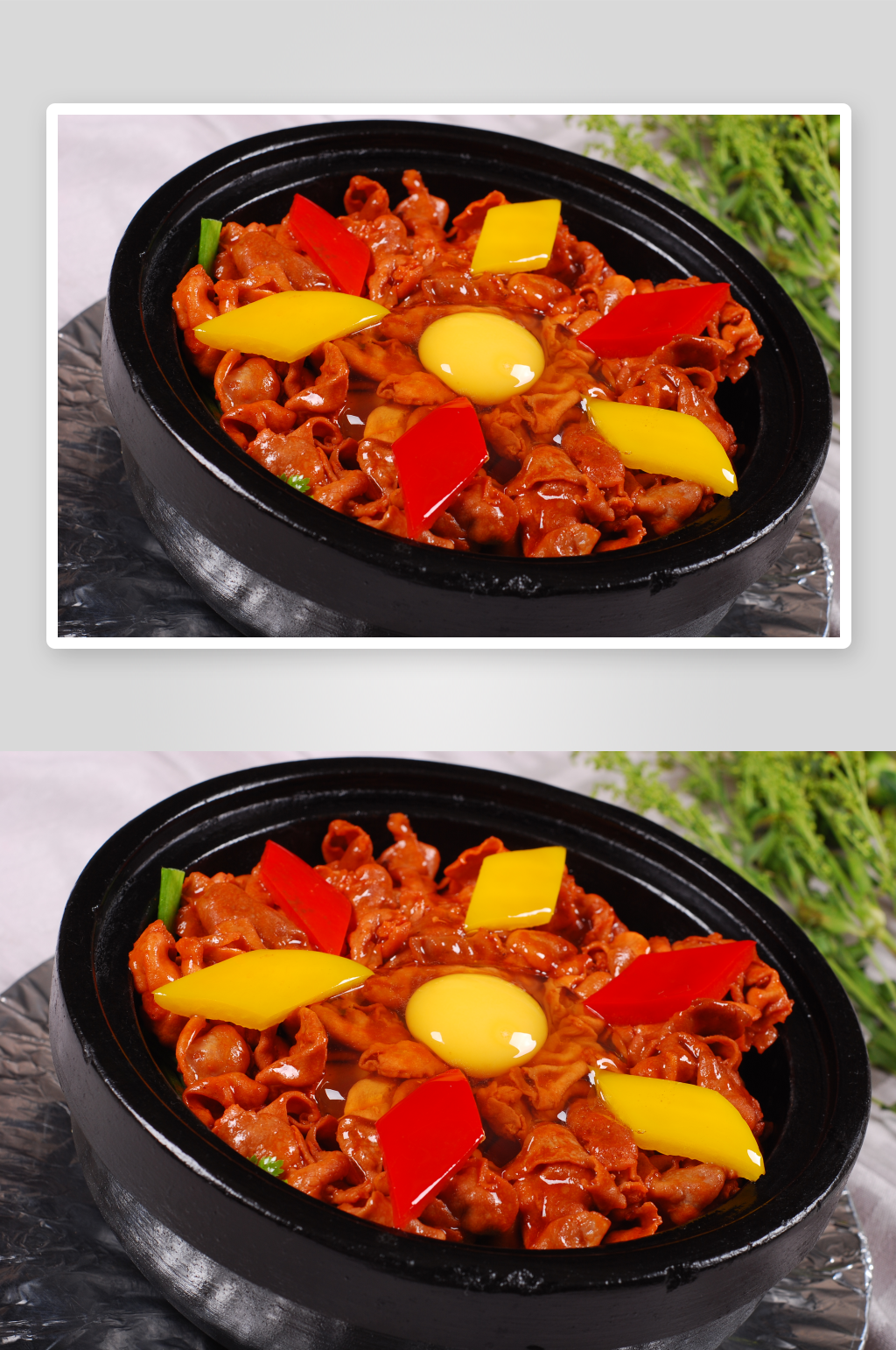 大韩汁窝烧肥牛元例美食高清摄影图素材