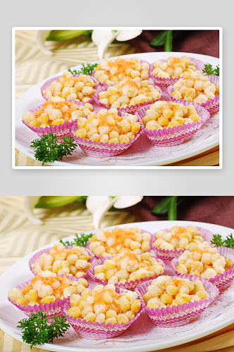 脆皮玉米美食高清摄影图