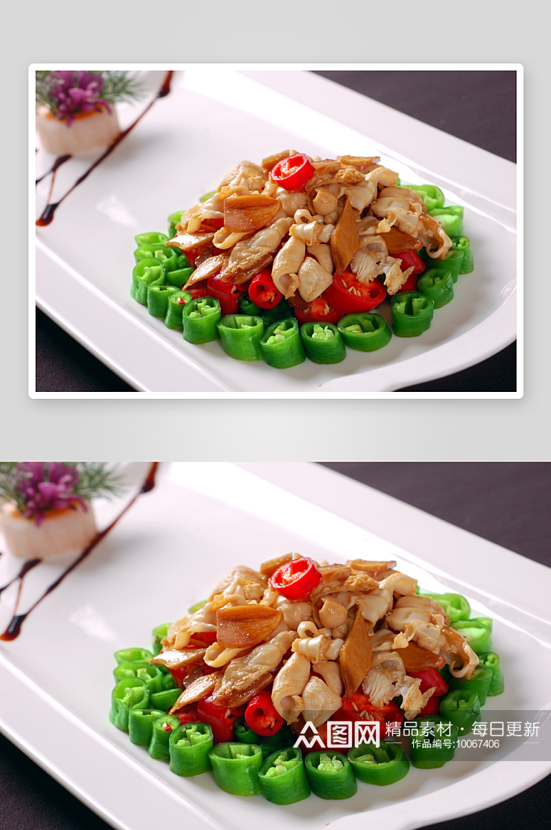 湘菜油姜圣子王美食高清摄影图素材