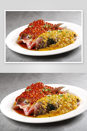好味汁花鲢鱼头美食高清摄影图
