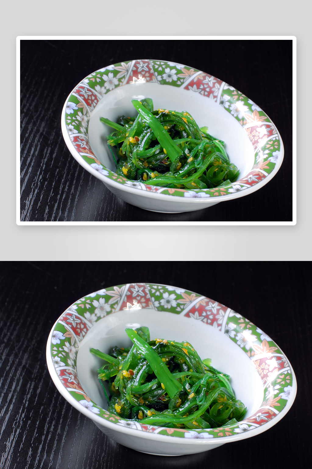 前菜中华海藻美食高清摄影图素材