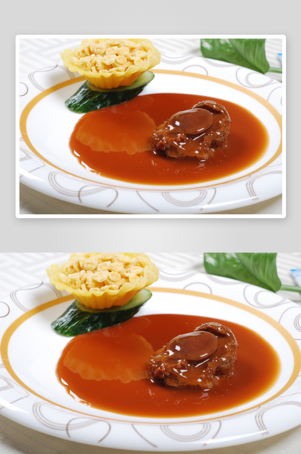 鲍汁南非鲍美食高清摄影图素材