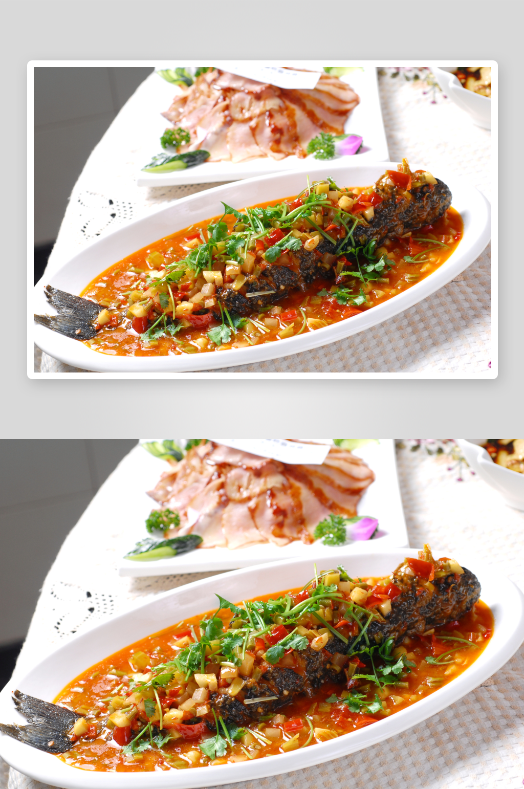 乡巴佬钳鱼美食高清摄影图素材