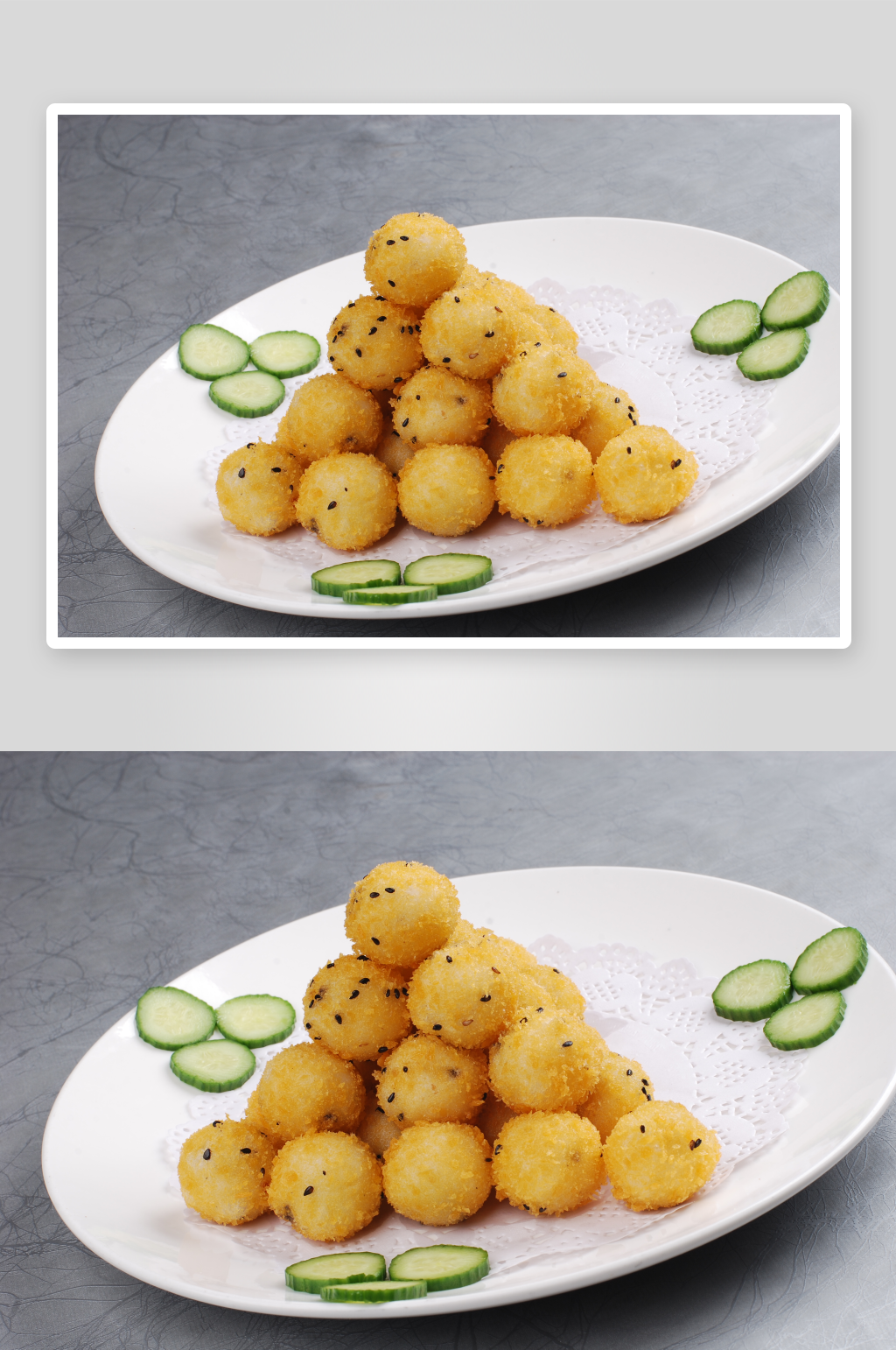 金沙汤圆美食高清摄影图素材