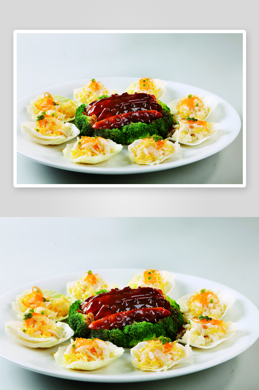 素鲍翅鲍海参美食高清摄影图素材
