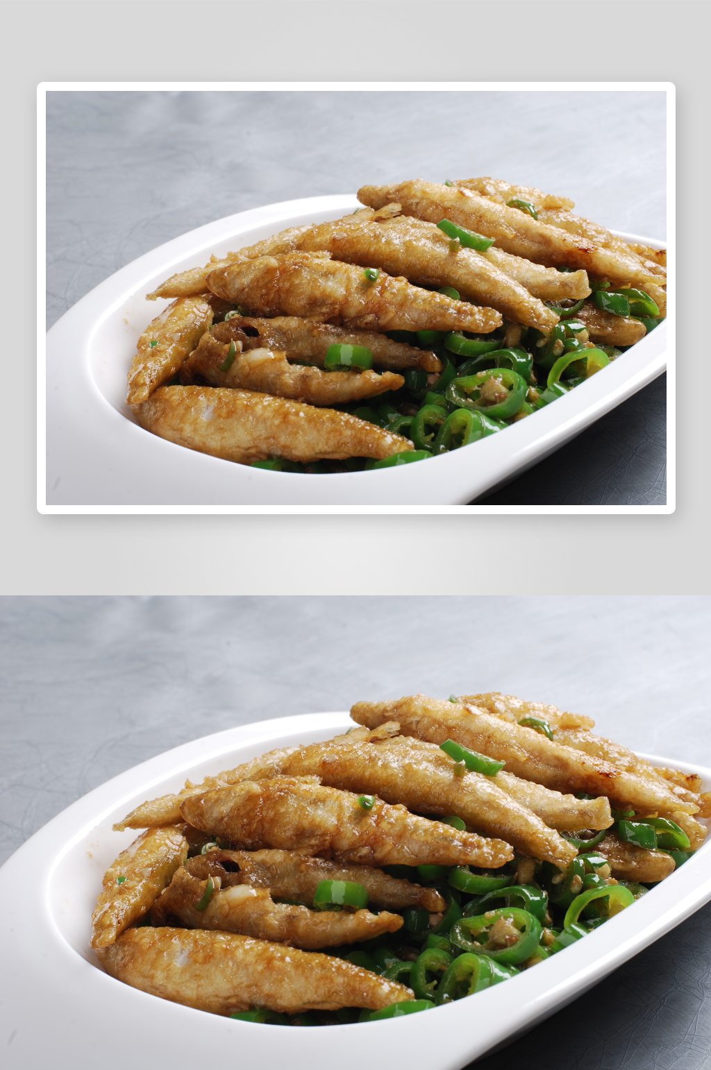 酥香嫩仔鱼美食高清摄影图素材