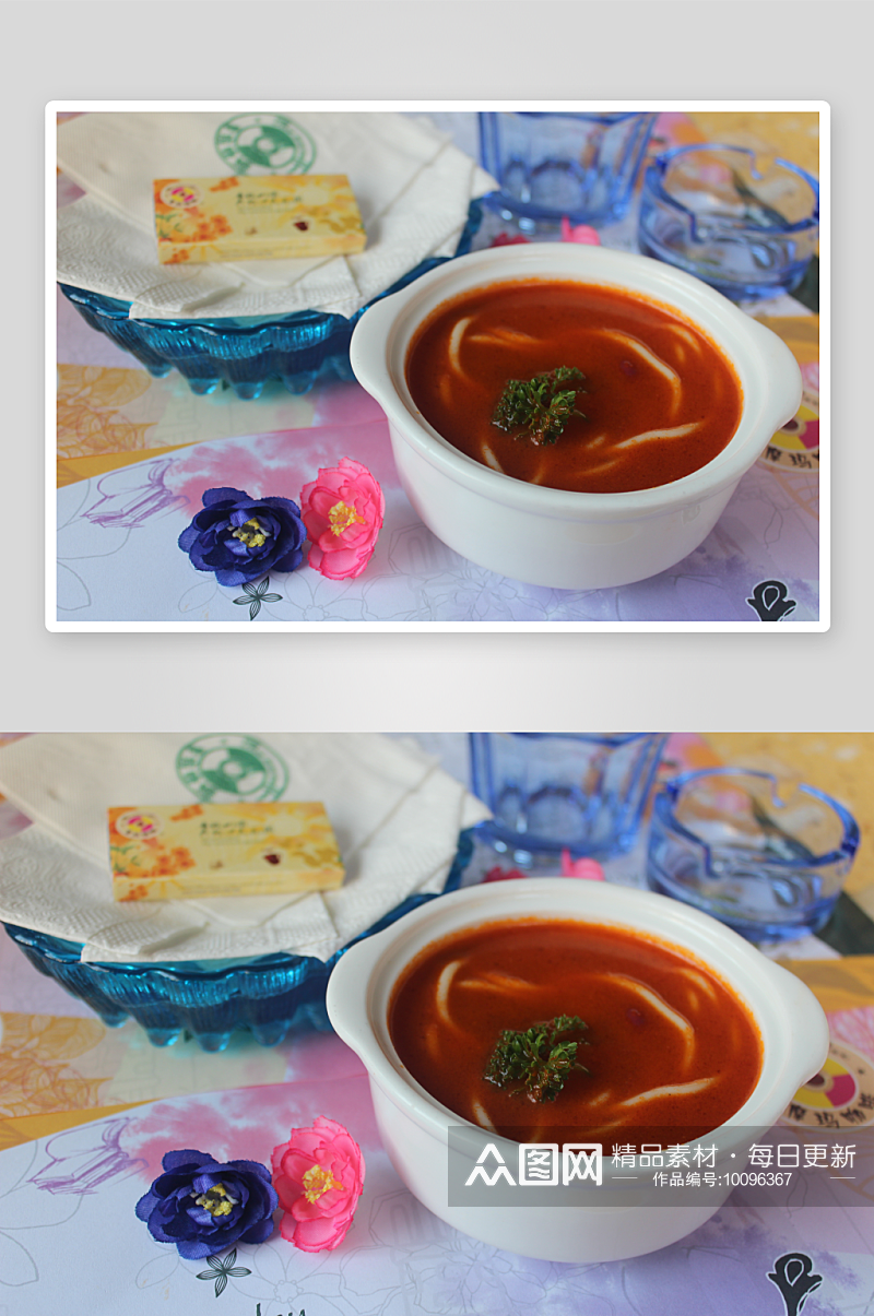 罗宋汤美食高清摄影图素材