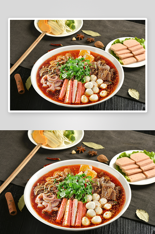 麻辣烫美食高清摄影图