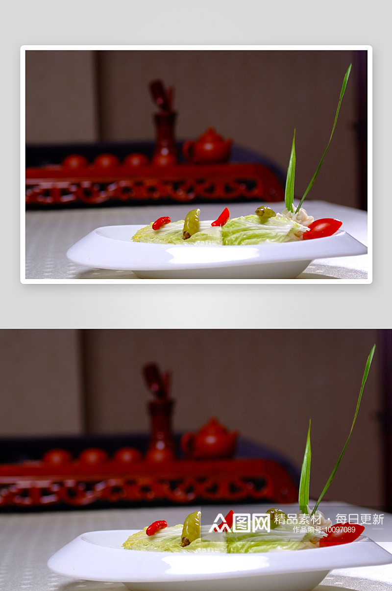 韩式泡菜美食高清摄影素材