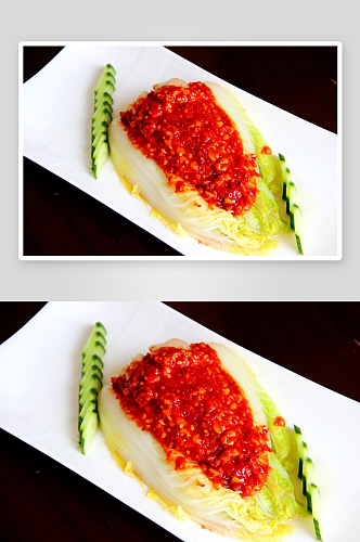 韩式泡菜美食高清摄影