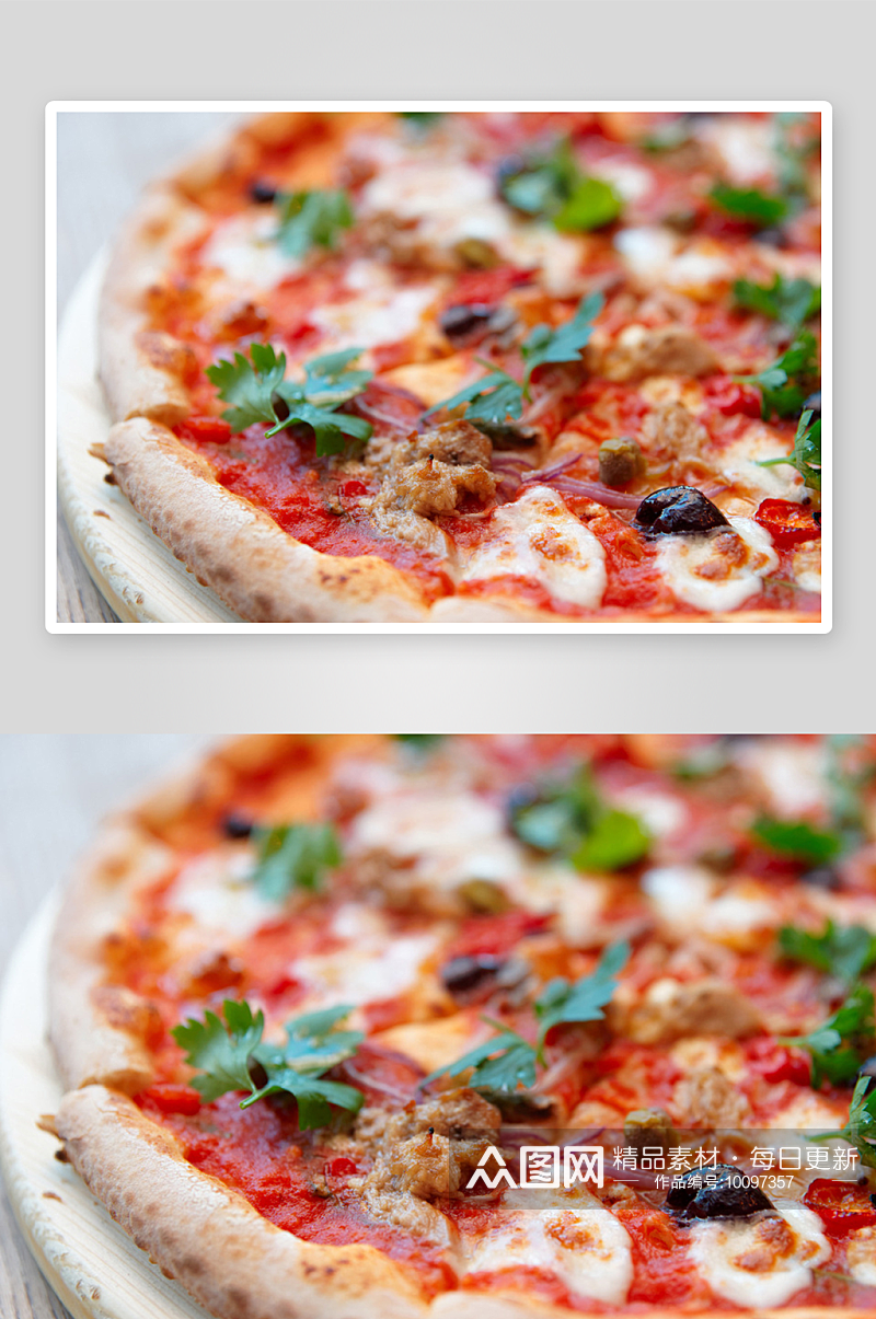 披萨美食高清图摄影素材