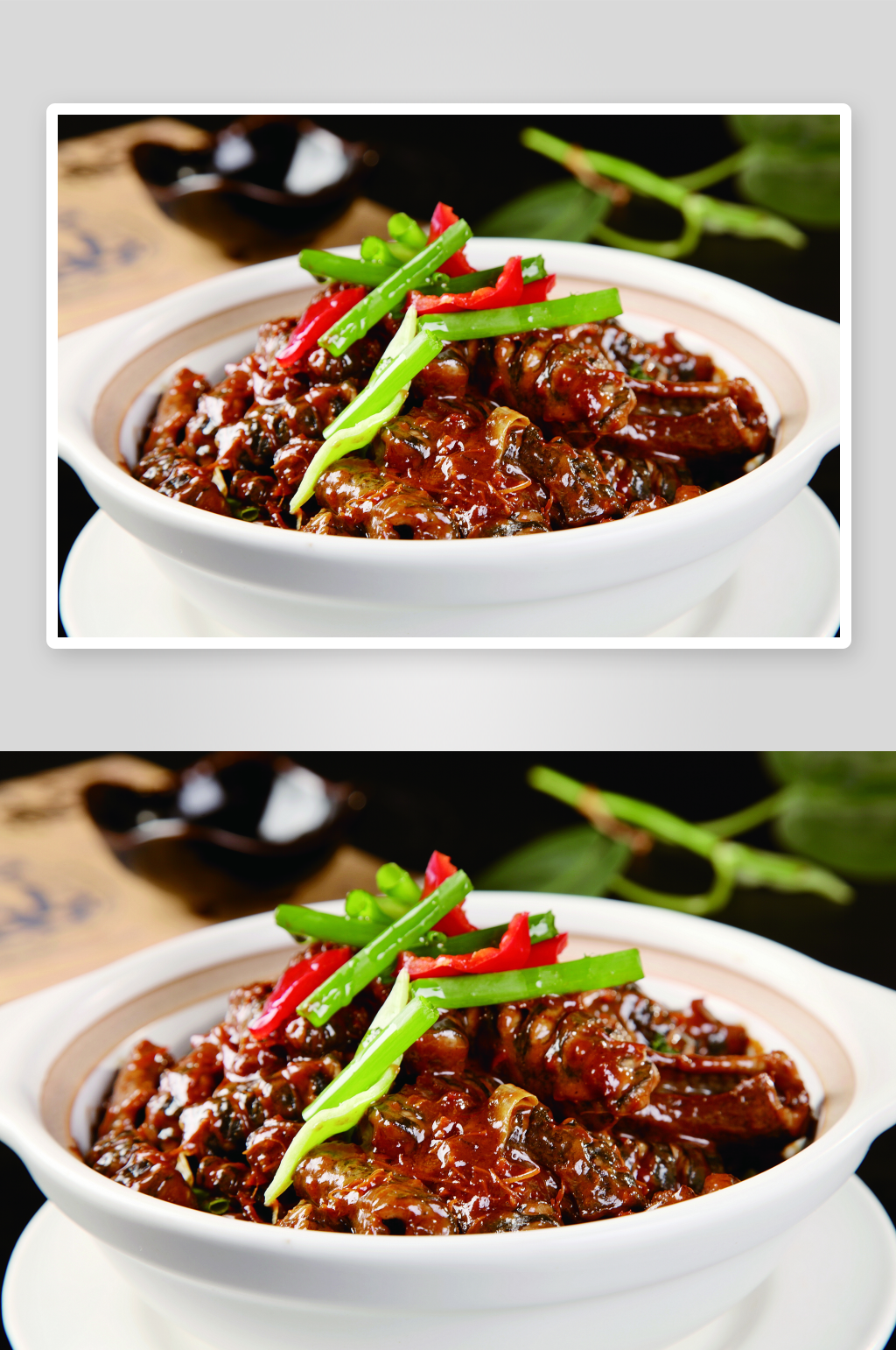 风情酱厥鳝美食高清摄影图素材