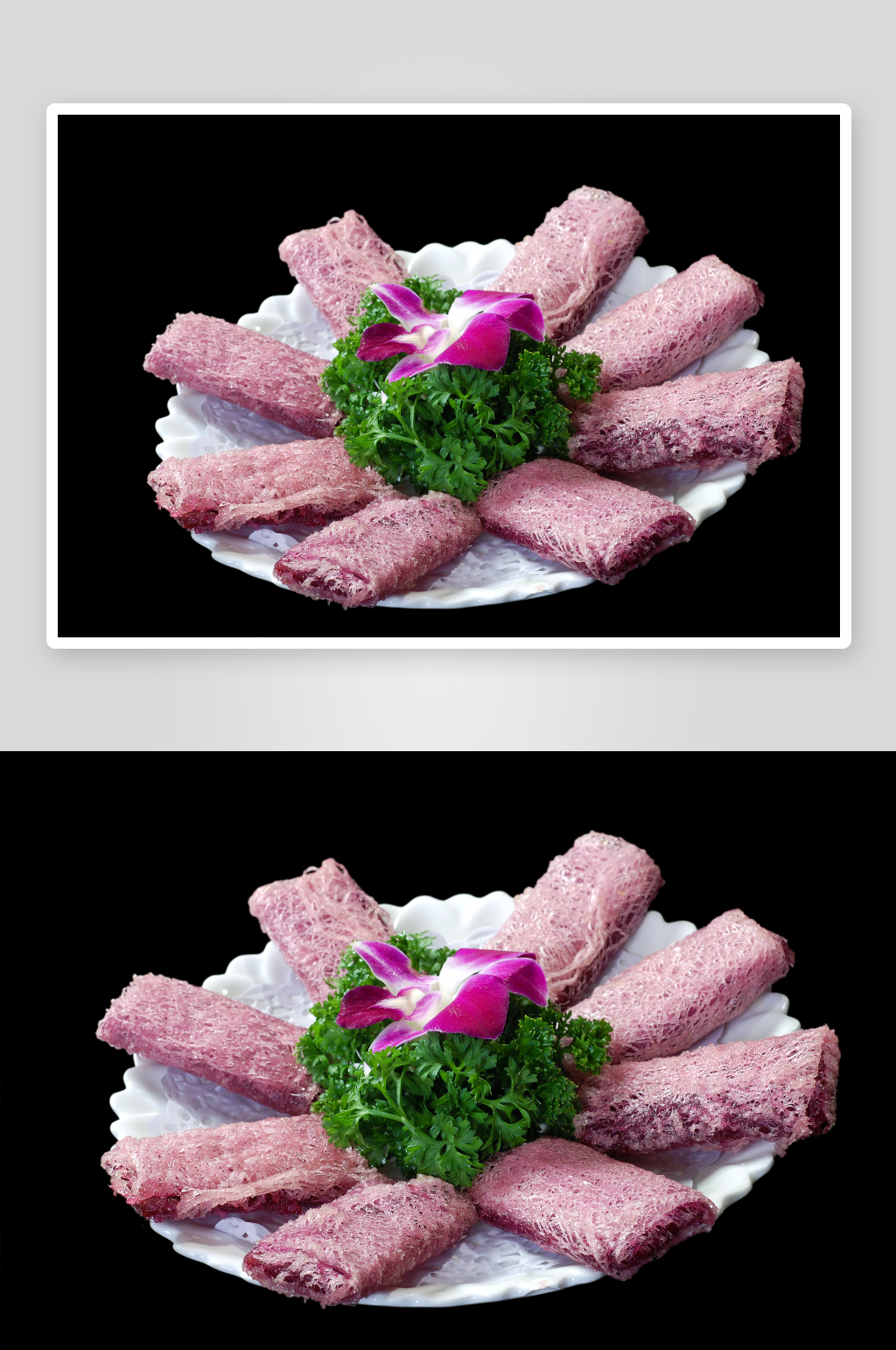 紫薯卷美食高清摄影图素材