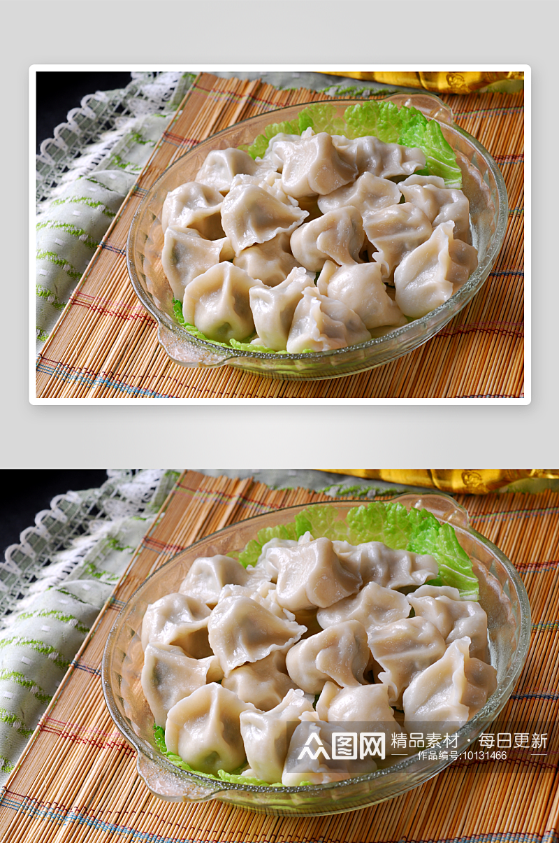 小吃北方水饺美食高清摄影图素材