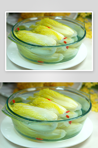 开水白菜美食高清摄影图