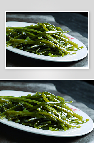 素菜类海白菜美食高清摄影图