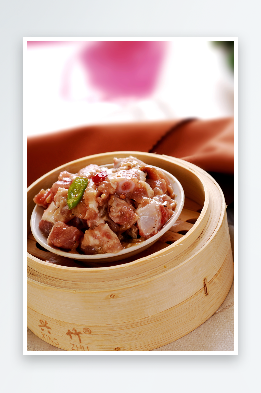 点心香芋排骨美食高清摄影图素材
