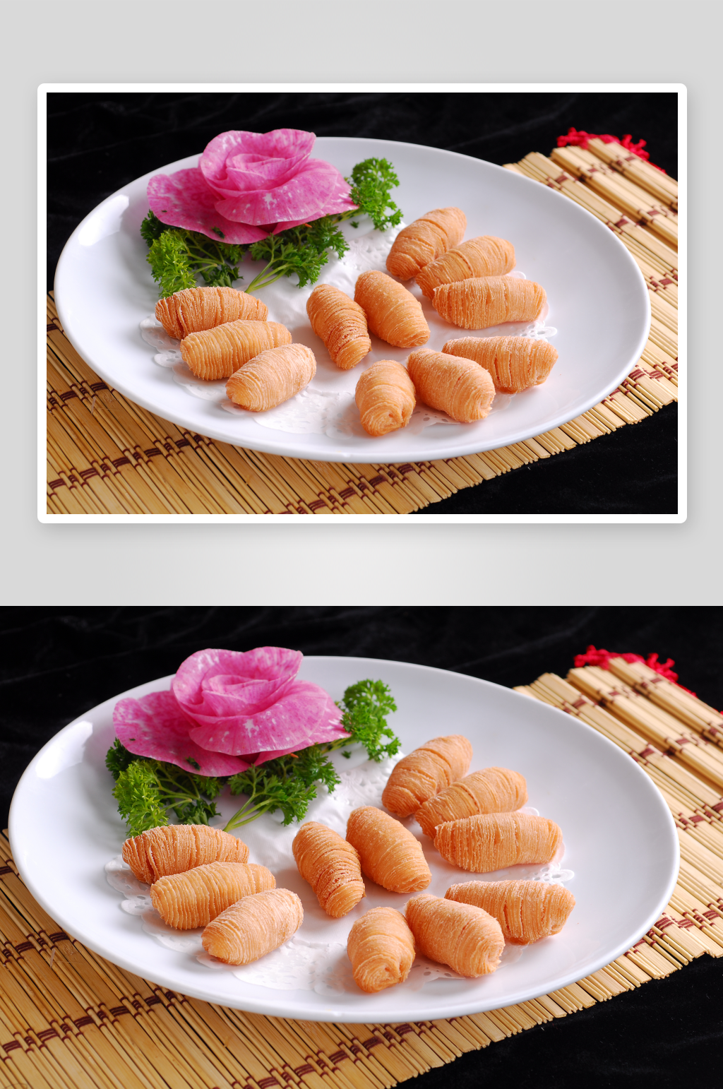 点心香蕉酥美食高清摄影图素材