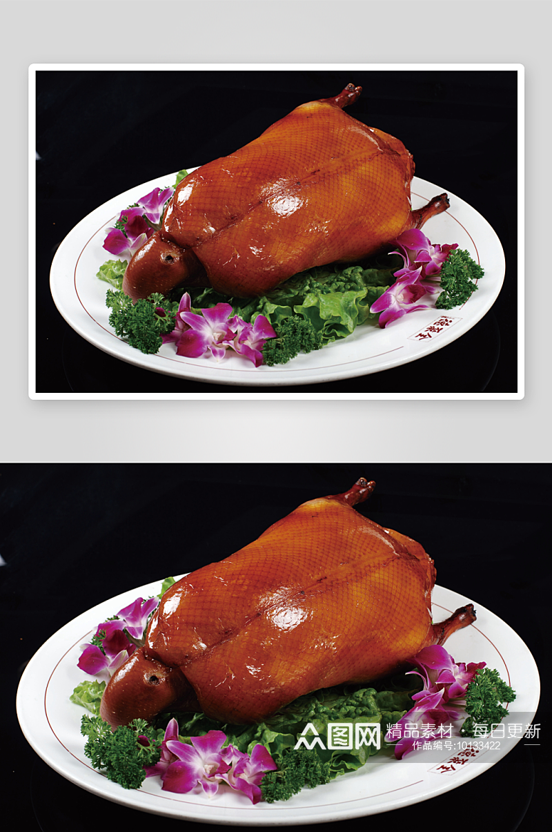 全聚德烤鸭美食高清摄影图素材