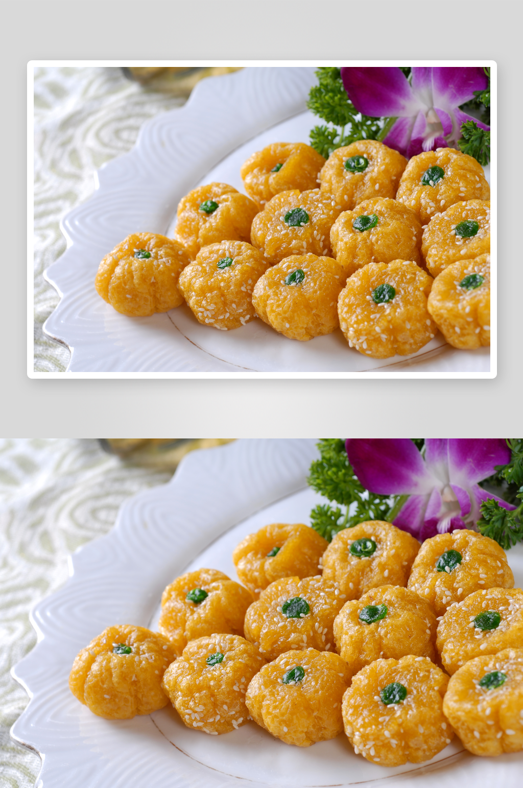 小吃相思南瓜饼美食高清摄影图素材