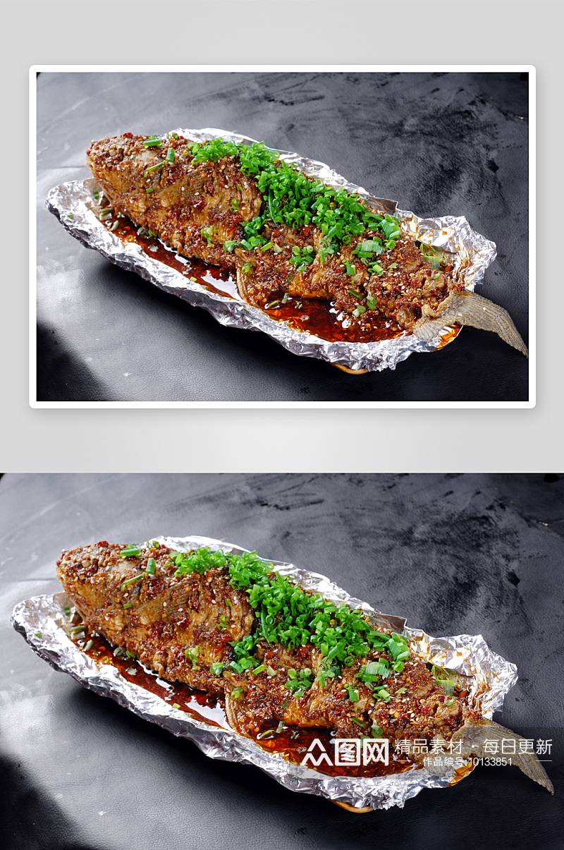 特色干锅烤鱼美食高清摄影图素材