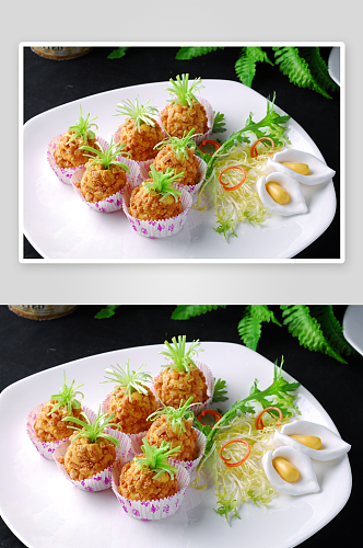 菠萝酥美食高清摄影图