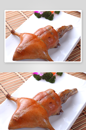宝葫芦鸭美食高清摄影图