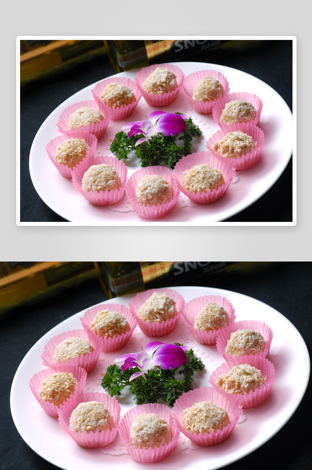 小吃金沙汤圆美食高清摄影图素材