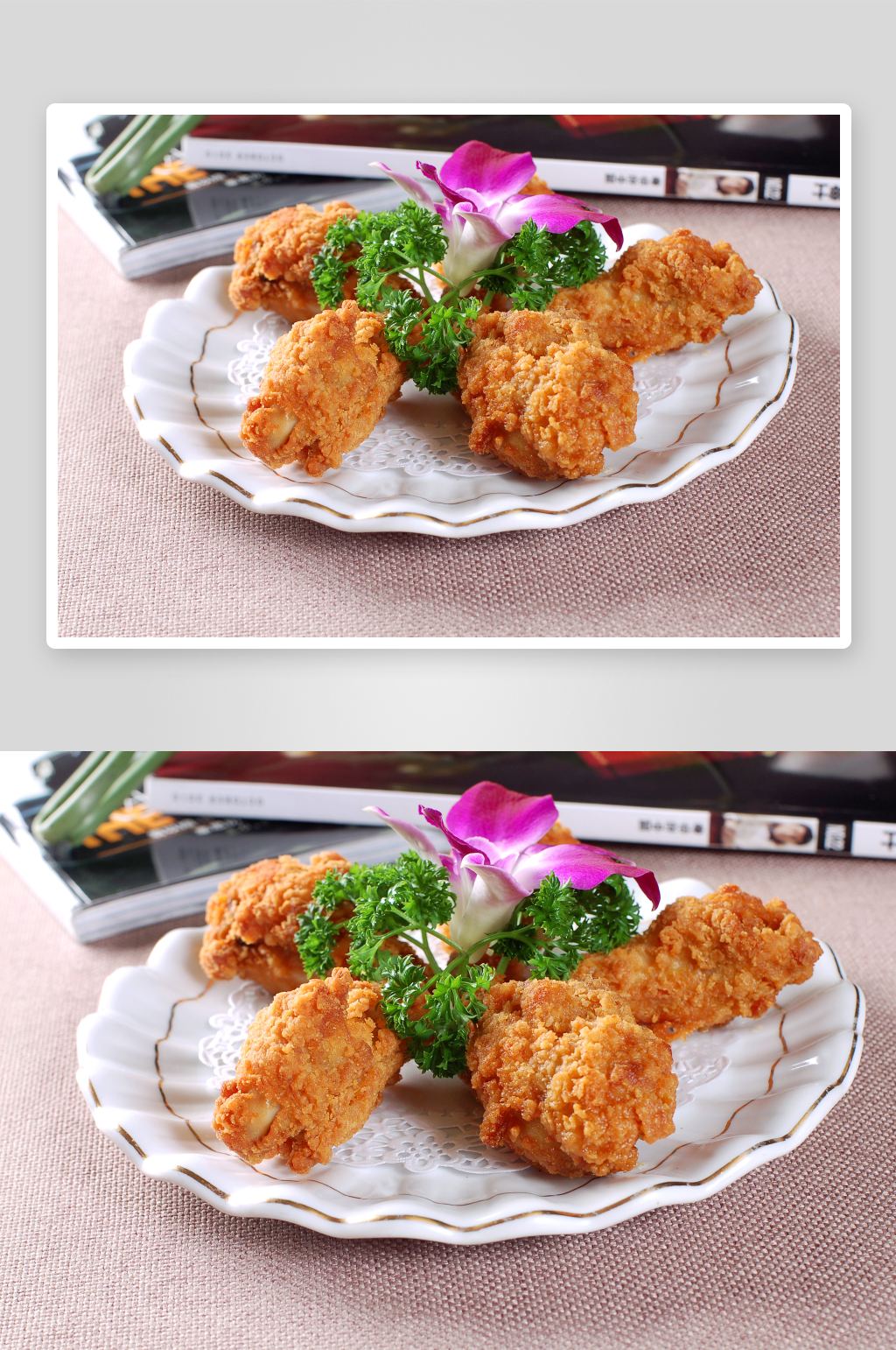 小吃鸡翅根美食高清摄影图素材