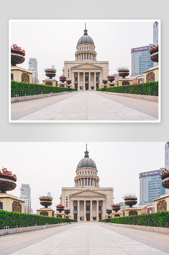 天津现代建筑实拍高清图摄影图