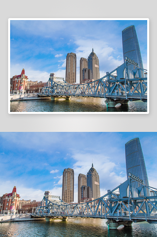 天津现代建筑实拍高清图摄影