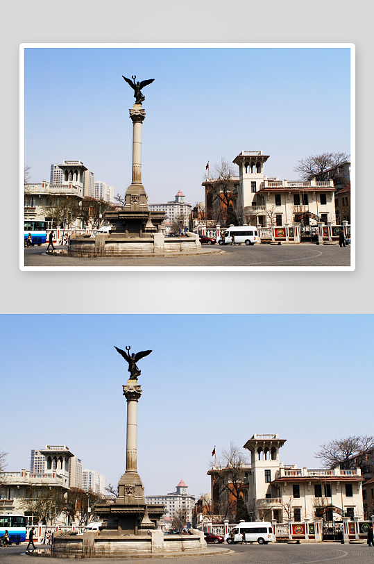 天津现代建筑实拍高清图摄影图