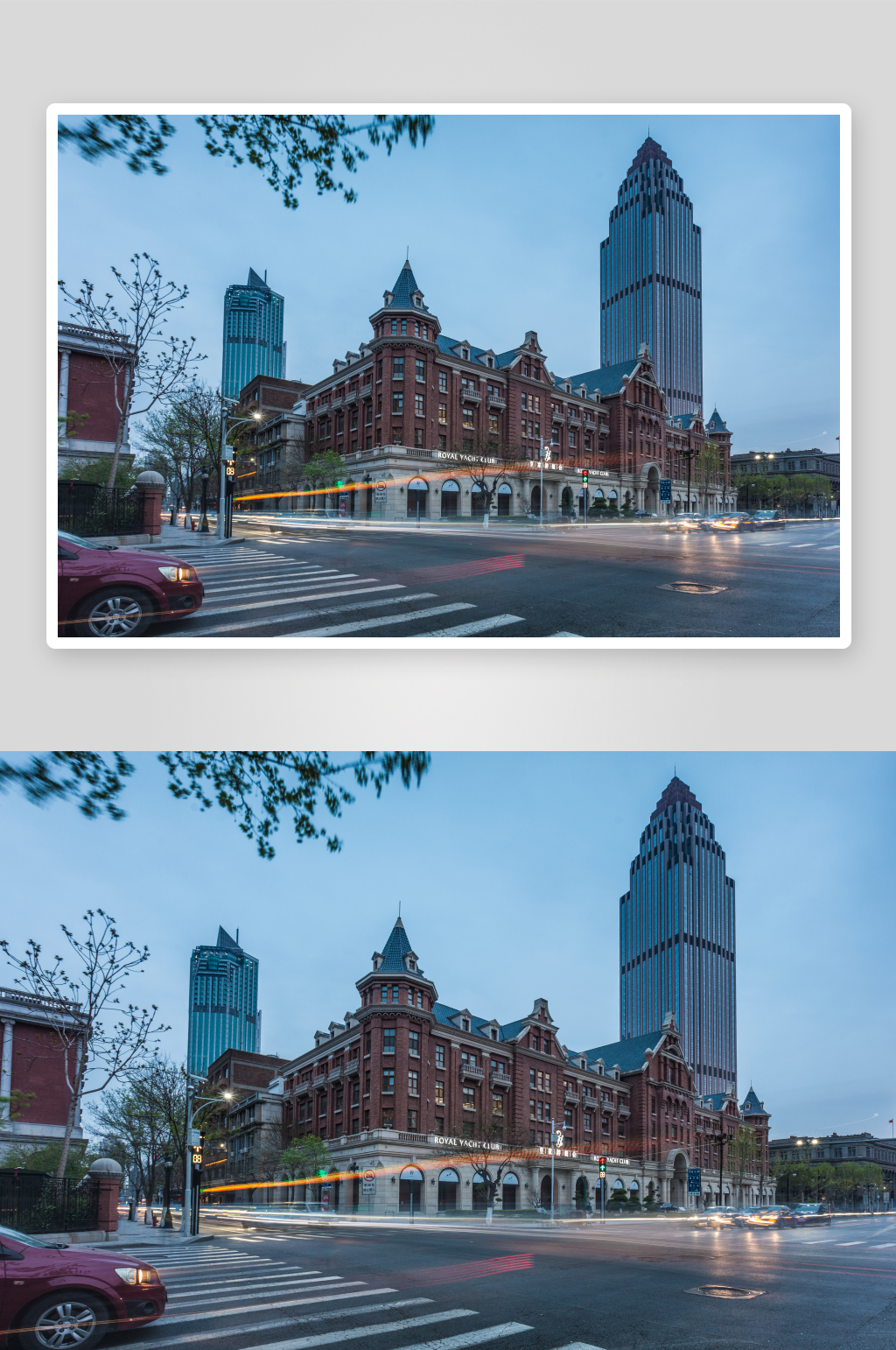 天津现代建筑实拍高清图摄影素材
