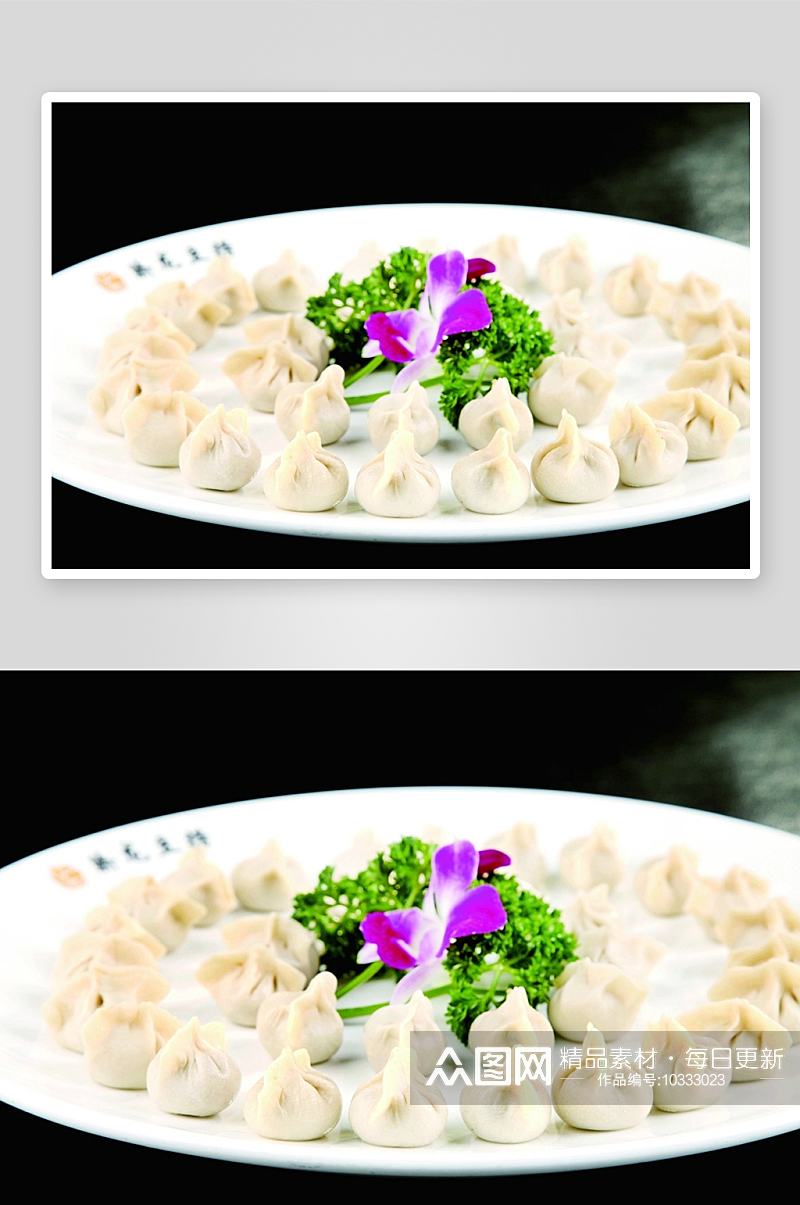 珍珠水饺羊肉味美食高清摄影图素材
