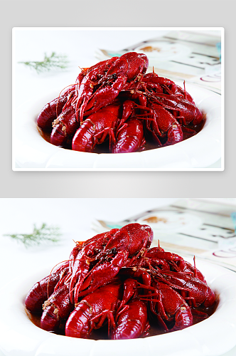 十三香龙虾美食高清摄影图