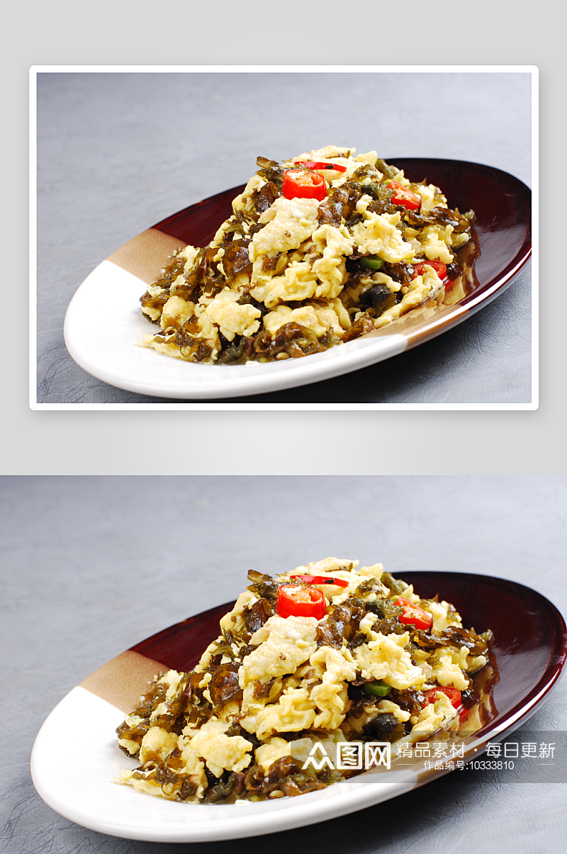芋丝海蜇头美食高清摄影图素材