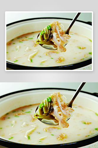 川味酸汤酥肉美食高清摄影图