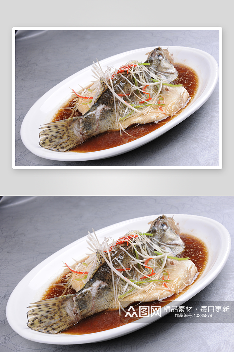 清真鲑鱼美食高清摄影图素材