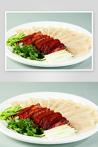 鸭饼豉油肉美食高清摄影图
