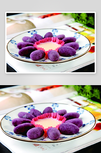 小紫薯美食高清摄影图