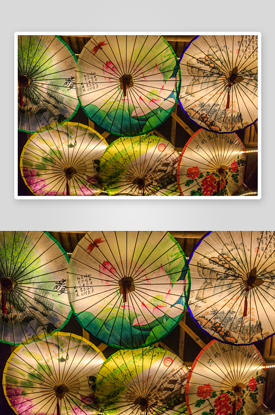 中国传统工艺品油纸伞