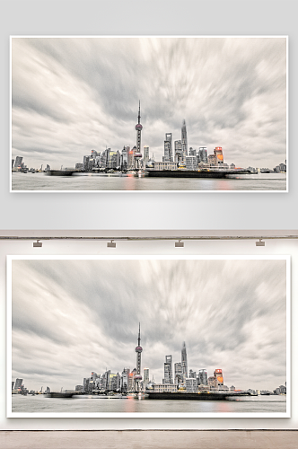 上海东方明珠高清图摄影图