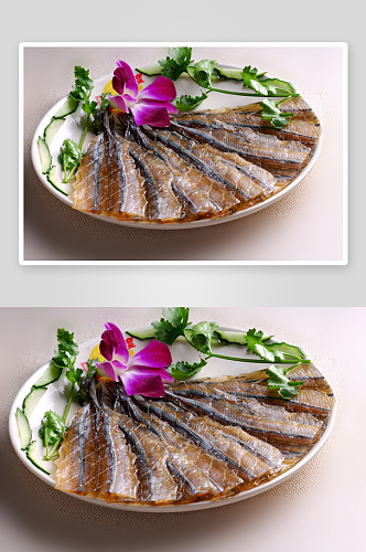 河鲜干棒鱼美食高清摄影图