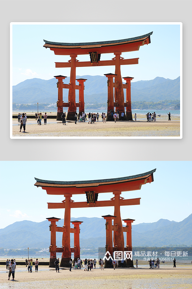 日本自然风景建筑摄影素材