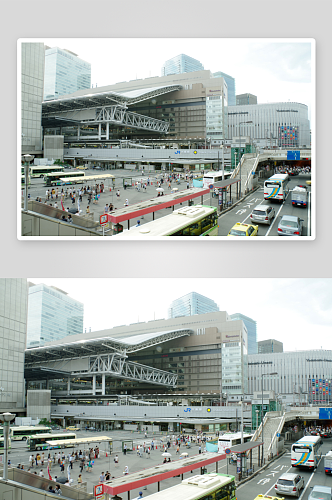 日本大阪风景建筑摄影图