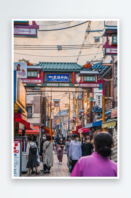 日本大阪风景建筑摄影