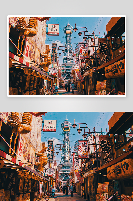 日本大阪风景建筑