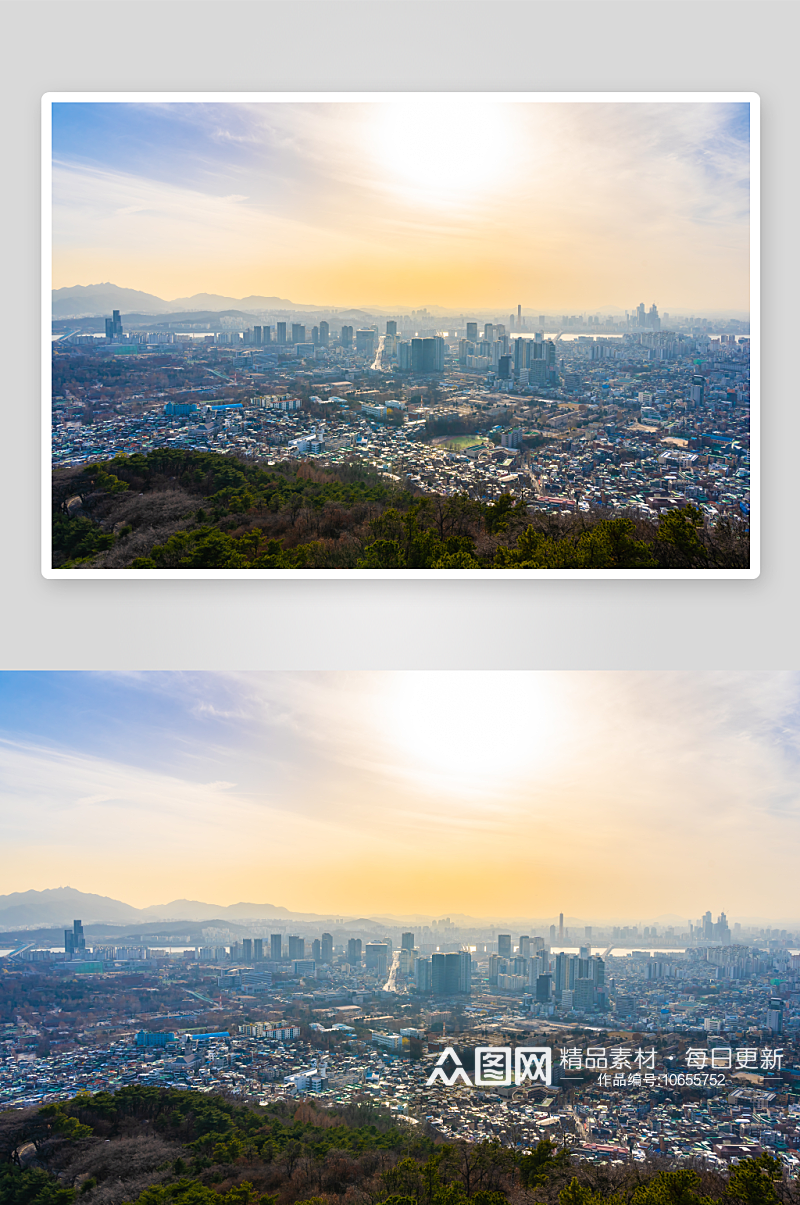 韩国首尔风景建筑摄影图素材
